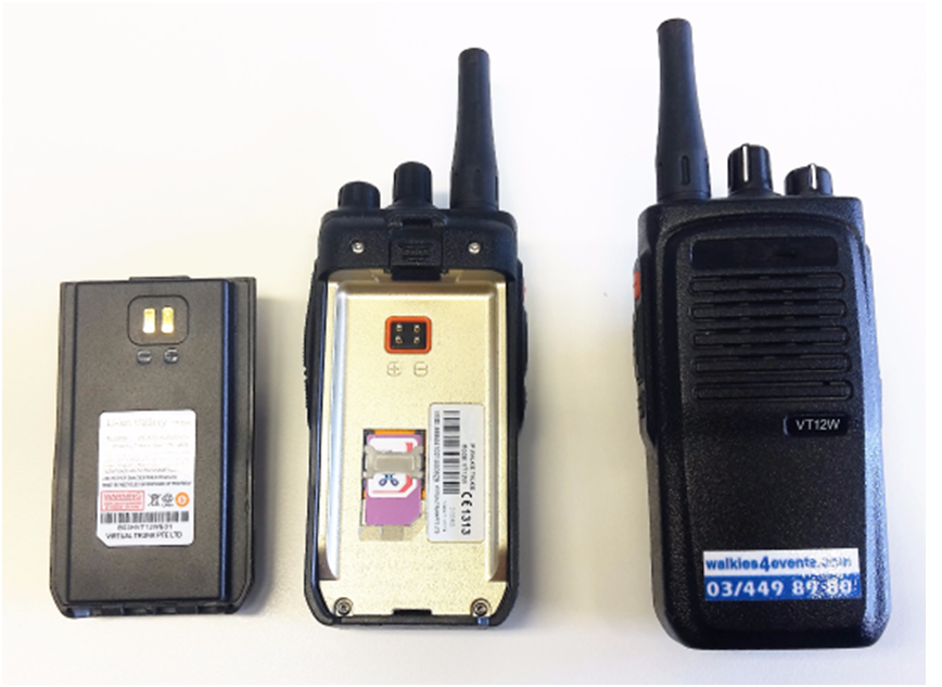 Walkies4Events - SIM Trunk walkie talkies